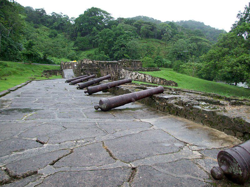 Mesto Portobello neďaleko Panama City.