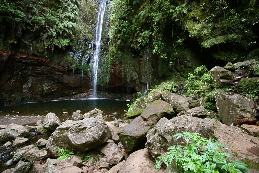 Levada 25 fontes, Madeira. 