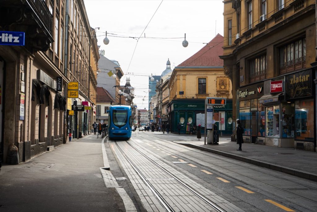 Centrum Záhrebu. 