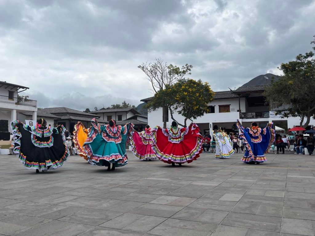 Dedinka Mitad del Mundo neďaleko Quita, hlavného mesta Ekvádoru. 
