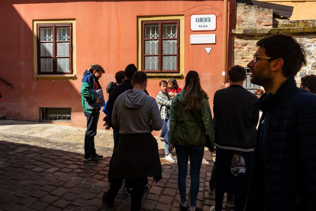 Free walking tour v Záhrebe. 