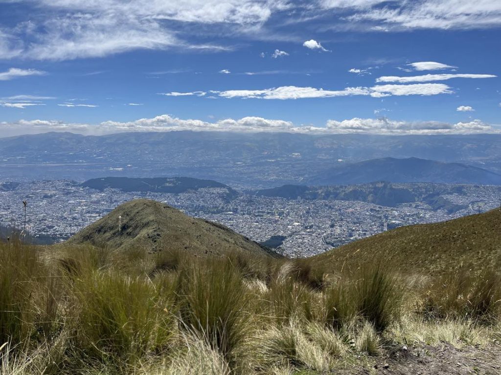 Quito, hlavné mesto Ekvádoru. 
