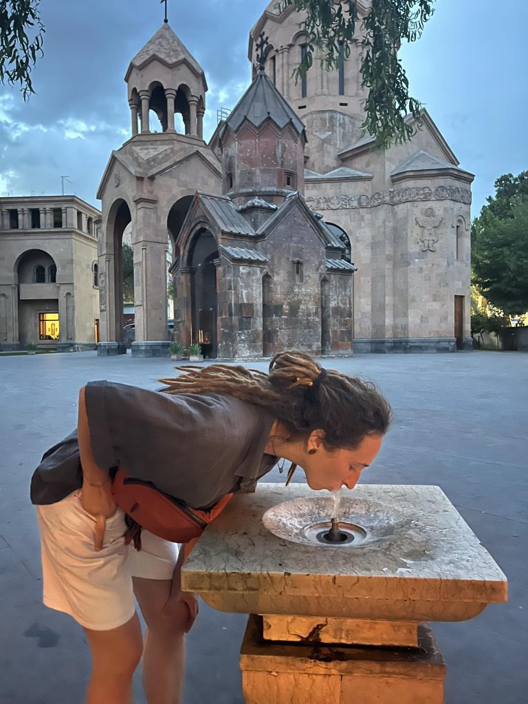 Pulpulak, fontánky na pitie po celom Jerevane. 