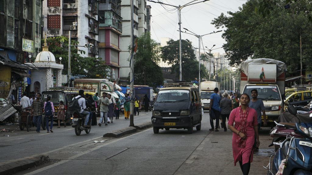 Slum Dharavi, najväčší slum v Ázii.