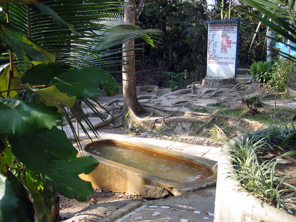 Kúpele Pozos termales v El Valle de Anton. 