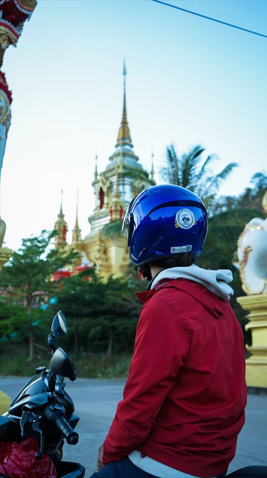 Jeden z mnohých chrámov, ktorý nás na okruhu Mae Hong Son čaká.