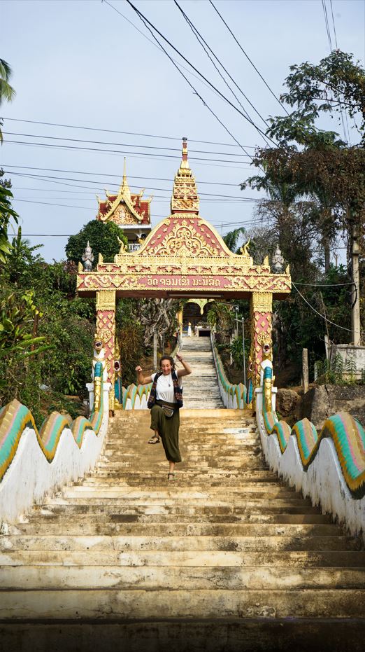 Budhistický chrám v Laose.