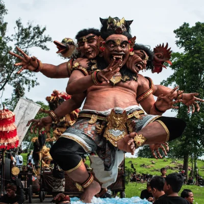 Nyepi day a ogoh-ogoh na Bali: o čo ide?